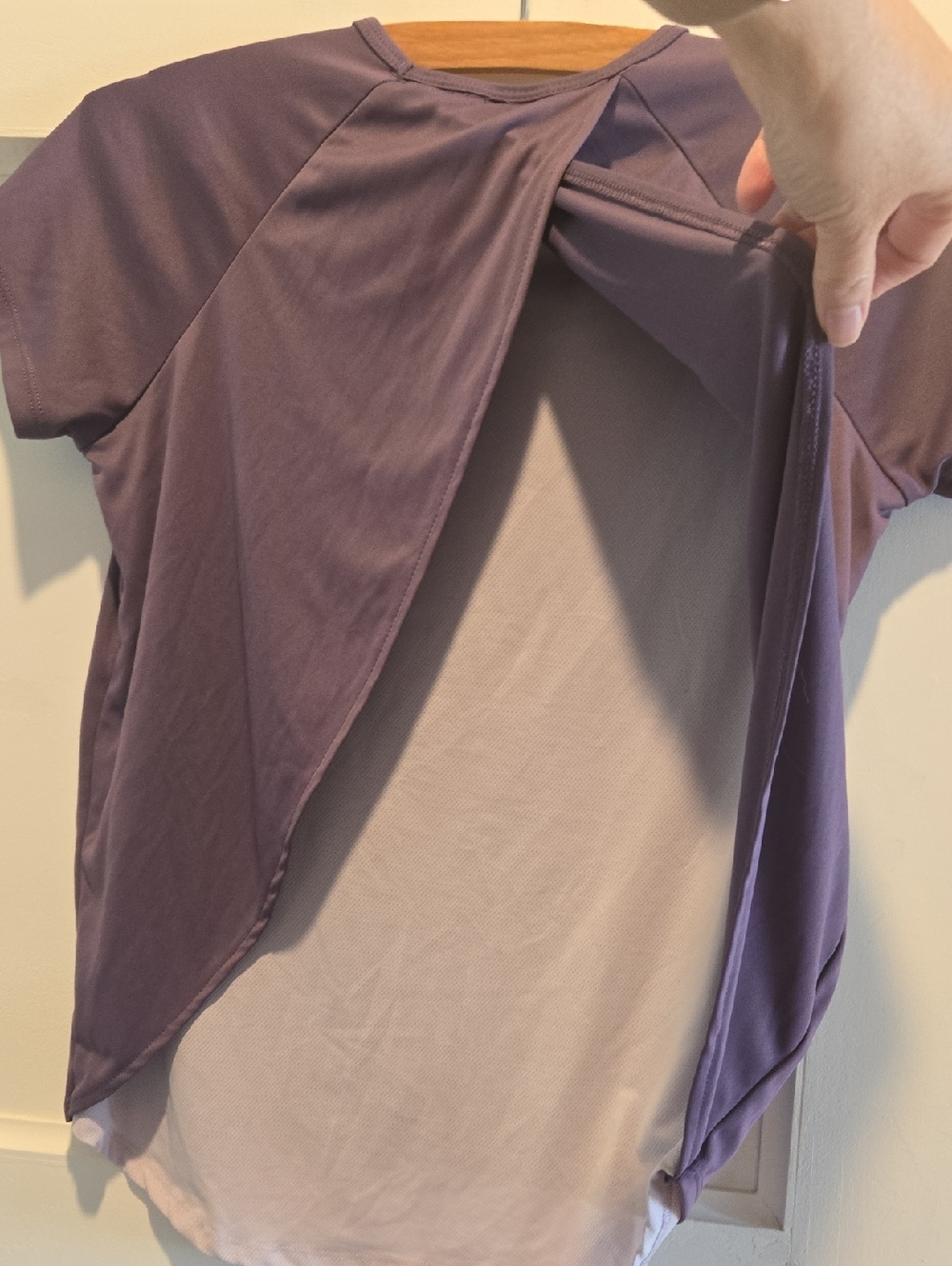 Reel Life Purple Split Back Beach Tee - Picture 8 of 10